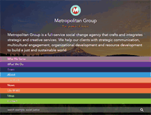 Tablet Screenshot of metgroup.com